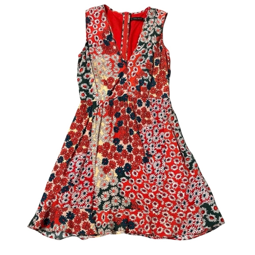 Zara Floral Sleeveless Dress
